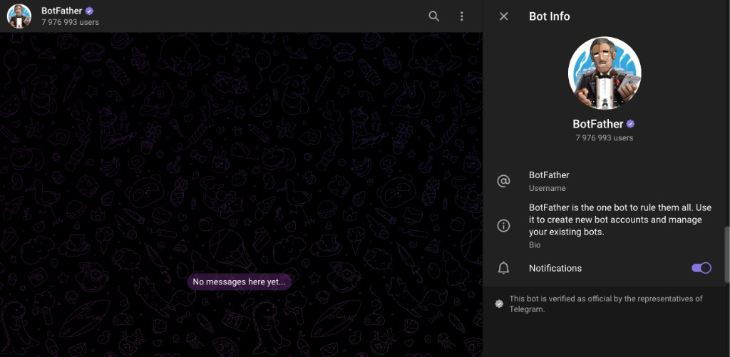 Get Your Bot Token from BotFather