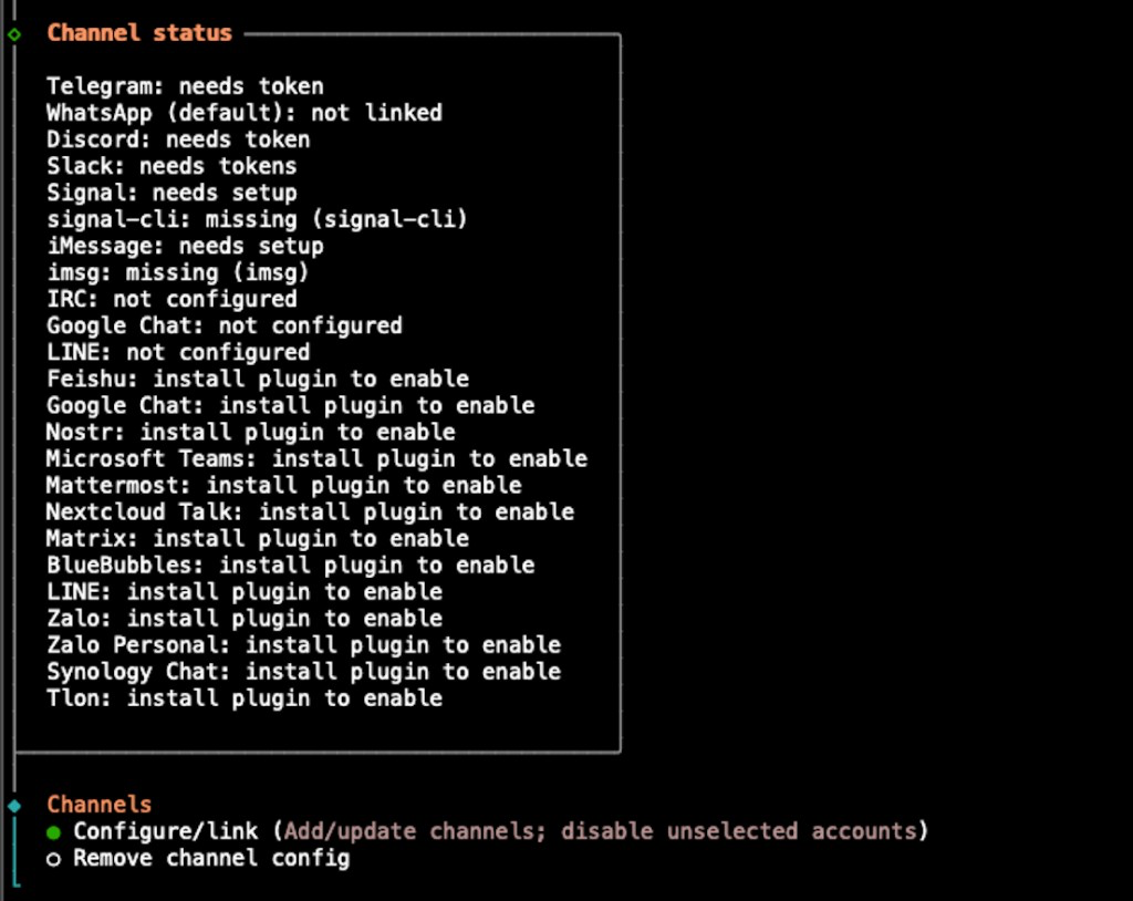 Select "Configure/link"